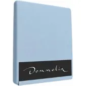 Dommelin Spannbettlaken Hellblau (Perkal 200TC)-100 x 220 cm