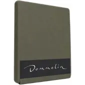 Dommelin Spannbettlaken Olive (Perkal 200TC)-140 x 210 cm