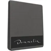 Dommelin Spannbettlaken Schiefergrau (Perkal 200TC)-200 x 220 cm