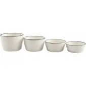 Salt & pepper Schüssel Nero White (4er Set)
