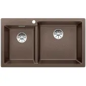 BLANCO PLEON 9, Schrankwaschbecken, Silgranit, Braun, Links, 90 cm, Deutschland