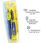 Online Schreibgeräteset Two in One bright blue