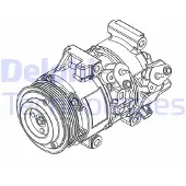 Delphi CS20495 5VS12 Klimaanlage Klimakompressor PAG 46 für TOYOTA COROLLA Verso (ZER, ZZE12, R1)