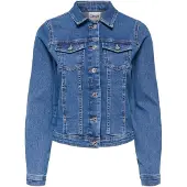 ONLY Damen Jeans Jacke Medium Blue Denim