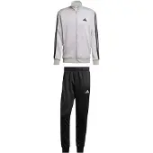 Adidas Jogginganzug Basic 3-Stripes JI8876 Grau Regular Fit
