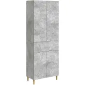 Syfax Schrankset 2 pcs Betongrau Holzwerkstoff