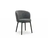 KAWOLA Gartenstuhl INDUS Outdoor Stoff grau
