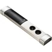 L&S Steckdosenelement Toki mit Bluetooth-Lautsprecher, Edelstahl-Effekt