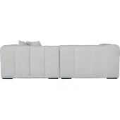 Riess Modernes Ecksofa ZERO GRAVITY 240cm graphit beige Strukturstoff 3-Sitzer Couch