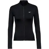Nike W NK ONE DF FZ FITTED JKT BLACK/WHITE