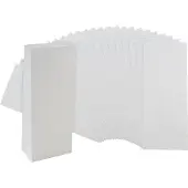 Rayher Hobby Materialen Papier Blockbodenbeutel 25 Stk 6x10x24 cm umweltfreundliche Verpackung