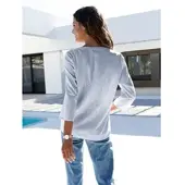 Witt Weiden Bluse in bleu-gemustert | Gr.: 36
