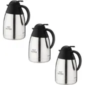 Gastronoble Thermoskanne Olympia 1,5L HOT WATER | Edelstahl und Polypropylen | 3 Kannen