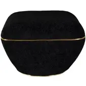 Kayoom Hocker Contessa in schwarz - gold | Gr.: onesize