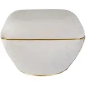 Kayoom Hocker Contessa in taupe - gold | Gr.: onesize
