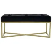 Kayoom Sitzbank Cameron in schwarz - gold | Gr.: onesize