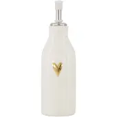 Zusss Öl- / Essigflasche Hartje Keramik Sand