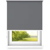 Time4blinds , Rollos, Verdunkelungsrollo, Hellanthrazit - Rechts, 150x200cm