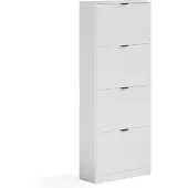 Vicco Schuhkipper Gizmo, Weiss, 59 x 146.6 cm mit 4 Fächern