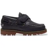 Timberland Unisex für Kinder. TB0A5P7AEP81 Nautische Lederschuhe Authentic marineblau (27), Wohnung, Keine, Lässig, Kinderbekleidung