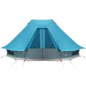 vidaXL Tipi Zelt mit Dach mit Speicher Grün 680 x 430 x 270 cm Taft