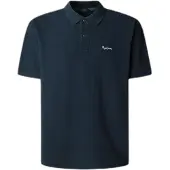 Pepe Jeans Herren-Poloshirt mit kurzen Ärmeln, blau