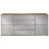 Vladon SIDEBOARD Rova Beton Oxid Optik