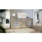 Vladon SIDEBOARD Noah Eiche sägerau