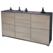Vladon SIDEBOARD Rova Eiche sägerau