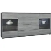 Vladon SIDEBOARD Bari Avola-Anthrazit