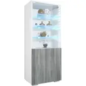 Vladon VITRINE Granada Avola-Anthrazit