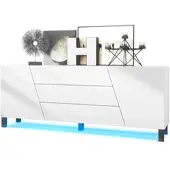 Vladon SIDEBOARD Houston Weiß matt
