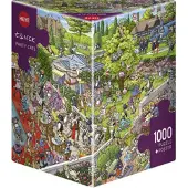 Heye Puzzle Party Cats, 1000 Teile, 1000 Stück(e), Kunst