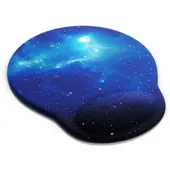 CSL Mauspad, Ergonomisches Schaumstoff Office Mousepad, Entlastung des Handgelenks, Space