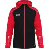 Jako Kapuzenjacke Sonic - schwarz/rot, Größe:S