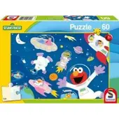 Schmidt Spiele|Sesamstrasse Puzzle Sesamstr,Im Weltall 60 Teile