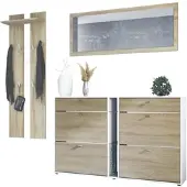 Vladon GARDEROBE Orlando Eiche sägerau