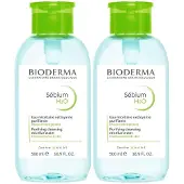 Bioderma Sebium H2O Reinigungslösung Pump 2x 2x500 ml Lösung
