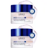 Uriage Age Absolu straffende Nachtmaske 2x 2x50 ml Nachtcreme