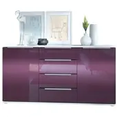 Vladon SIDEBOARD Porto Brombeer Hochglanz