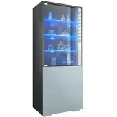 Vladon VITRINE Granada Denim matt