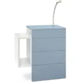 Vladon NACHTTISCH Queens Front in Denim matt