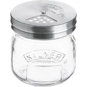 Kilner Streu-Gläschen mit Drehverschluss, 250 ml transparent – 12er Vorteilset