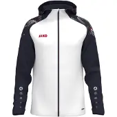 Jako Kapuzenjacke Sonic - weiß/marine/rot, Größe:S