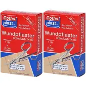Gothaplast Wundpfl.stand.6 cmx1 m 2x 2x1 St Pflaster