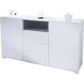 Vladon SIDEBOARD Skadu Anthrazit matt