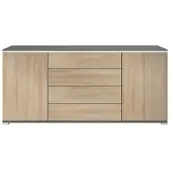 Vladon SIDEBOARD Faro Eiche sägerau