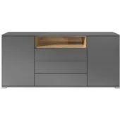 Vladon SIDEBOARD Skadu Eiche Natur
