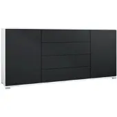 Vladon SIDEBOARD Santo Schwarz matt