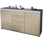 Vladon SIDEBOARD Faro Eiche sägerau